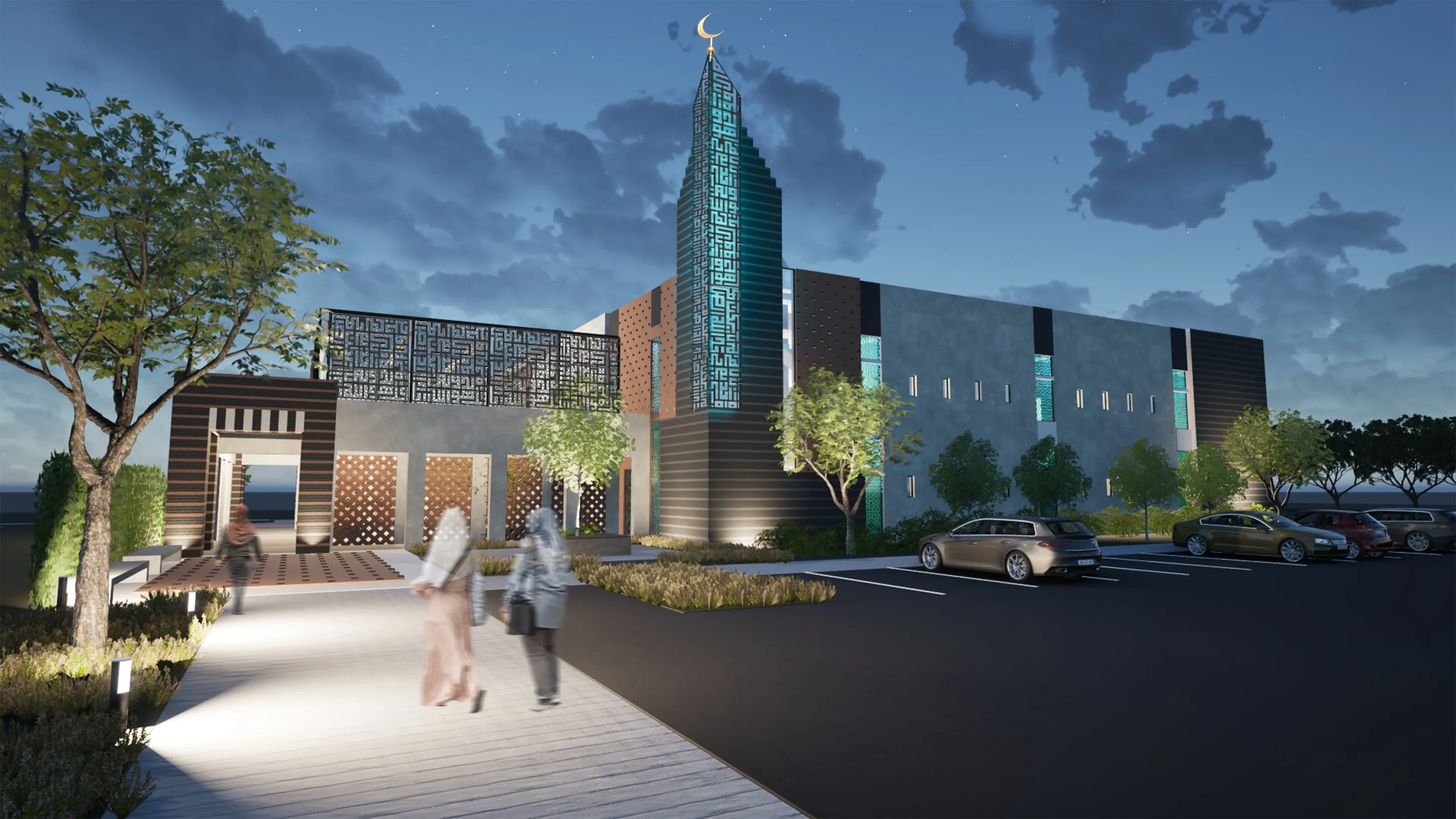 Render of new Mosque for Australian Islamic College